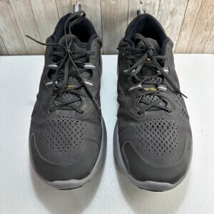 Nike React Miler Running Shoes Mens‎ Size 15 Dark Gray Yellow Lace Up CW7121-200